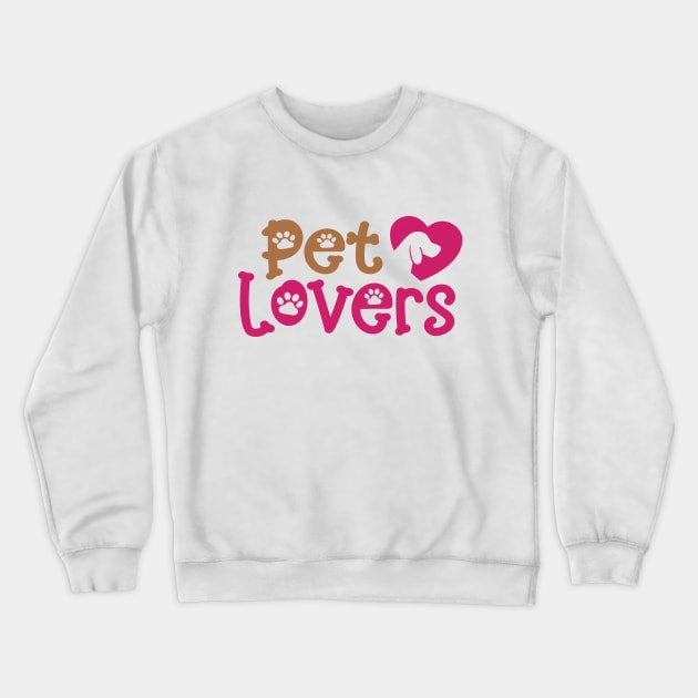 Pet Lovers Crewneck Sweatshirt by koolteas